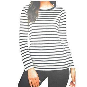 Splendid Women's Cerine Slub Stripe Button Back Top NEW